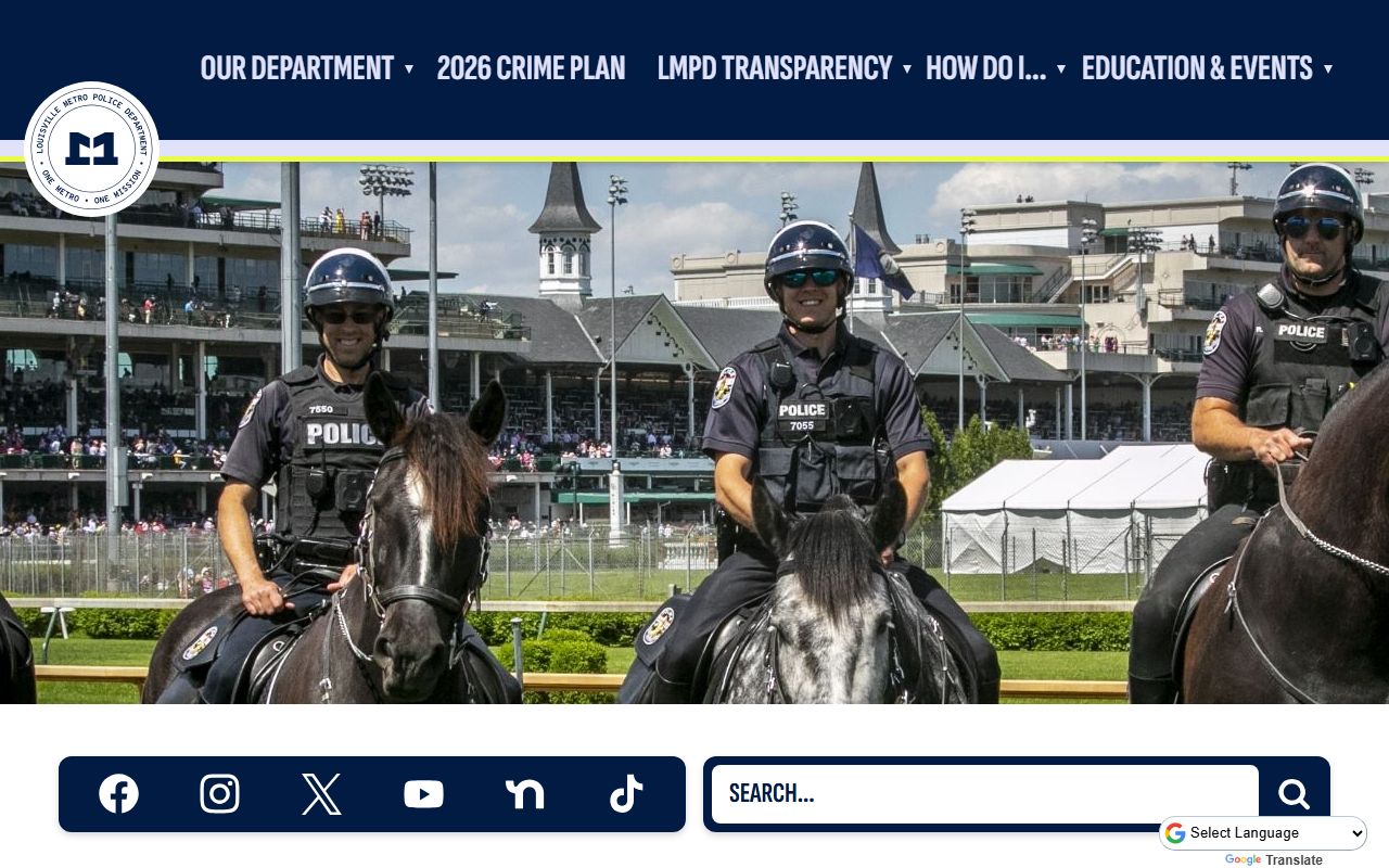 Louisville Metro Police Department website for DUI records requests