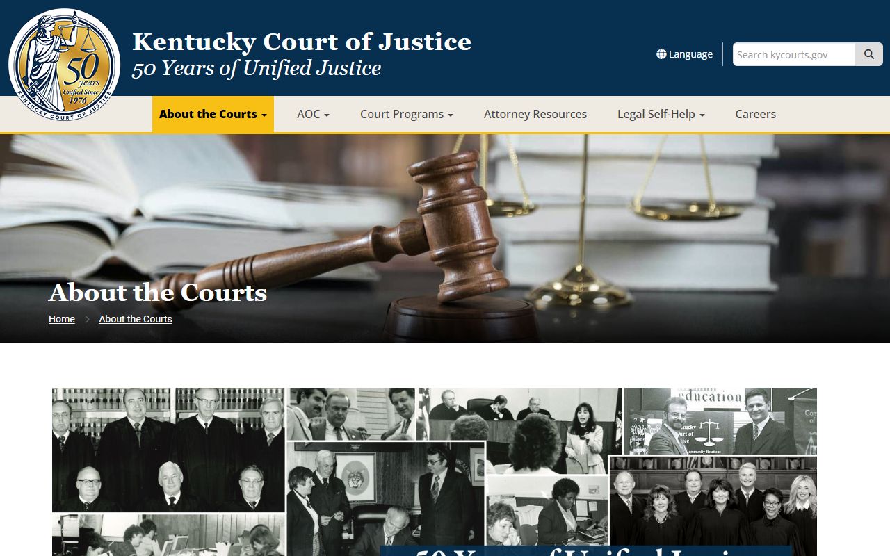 Kentucky Court of Justice directory for Hopkinsville DUI records access